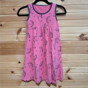 Pink Sleeveless Kids Dress